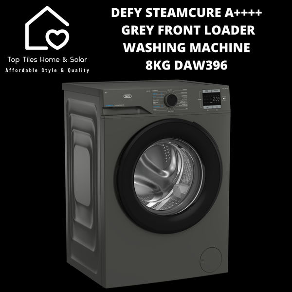 Defy SteamCure A+++ Grey Front Loader Washing Machine - 8kg DAW396