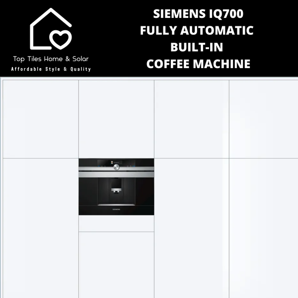 Siemens iQ700 - Fully Automatic Built-in Coffee Machine