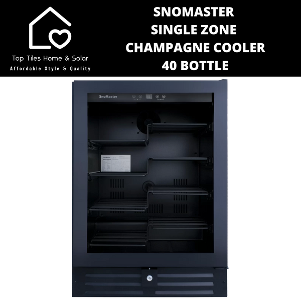 SnoMaster Single Zone Champagne Cooler - 40 Bottle