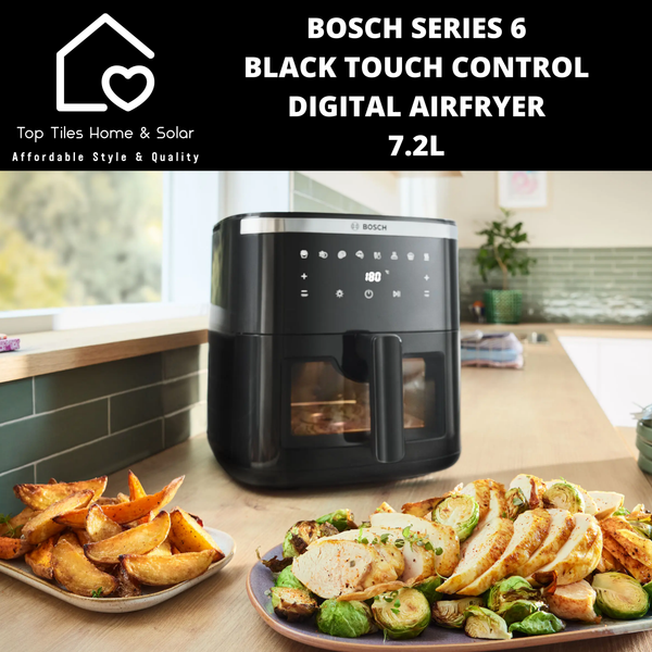 Bosch Series 6 - Black Touch Control Digital Airfryer - 7.2L