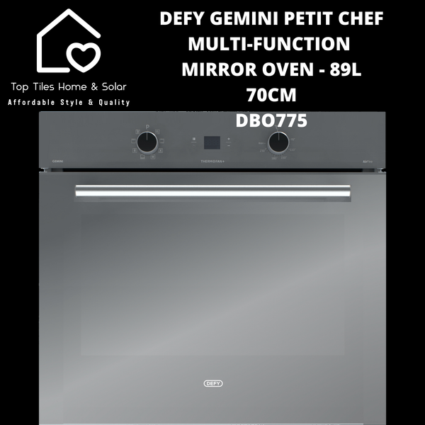 Defy Gemini Petit Chef Multi-Function Mirror Oven - 89L 70cm DBO775
