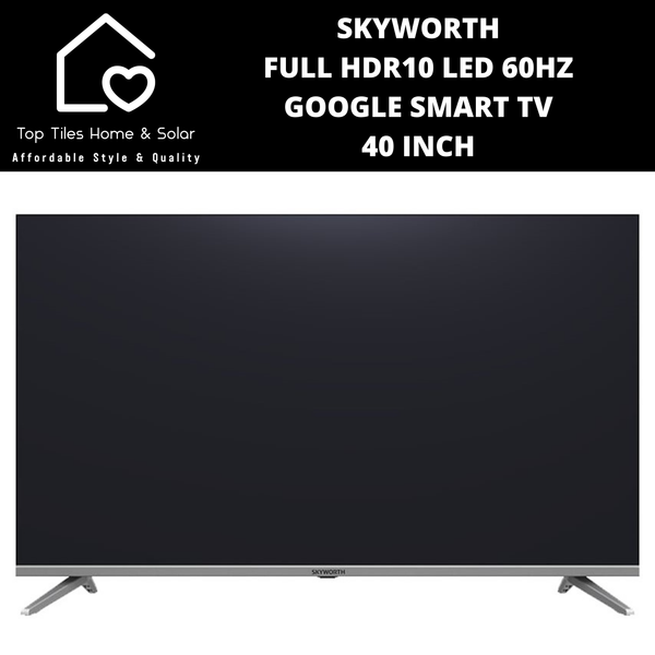 Skyworth Full HDR10 LED 60Hz Google Smart TV - 40 Inch