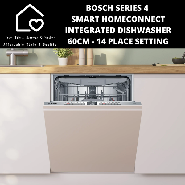 Bosch Series 4 - Smart Integrated Dishwasher - 60cm - 14 Place Setting