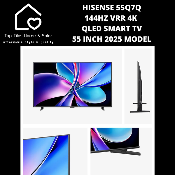 Hisense 55Q7Q 144Hz VRR 4K QLED Smart TV - 55 Inch 2025 Model