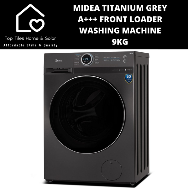 Midea Titanium Grey A+++ Front Loader Washing Machine - 9kg