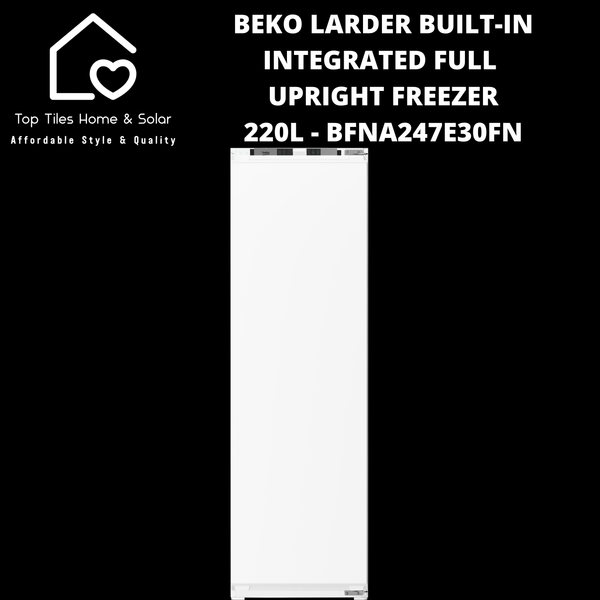Beko Larder Built-in Integrated Full Upright Freezer - 220L BFNA247E30FN