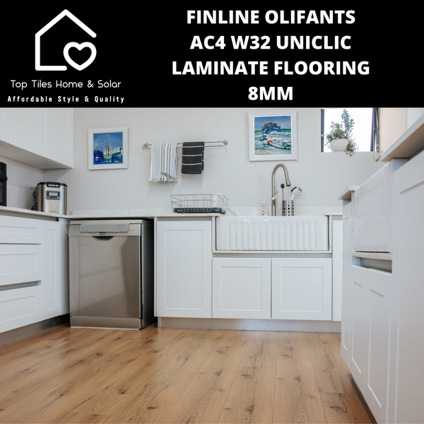 FINline Olifants AC4 W32 UniClic Laminate Flooring - 8mm