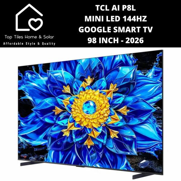 TCL AI P8L Mini LED 144Hz Google Smart TV - 98 Inch