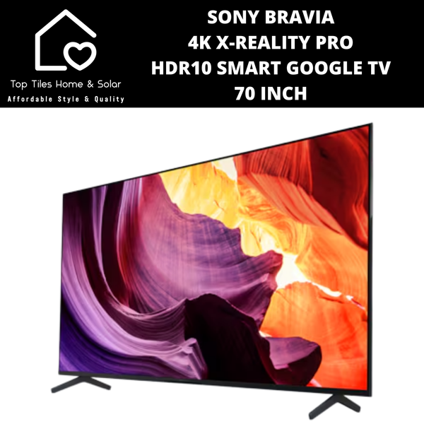 Sony Bravia 4K X-Reality Pro HDR10 Smart Google TV - 70 Inch