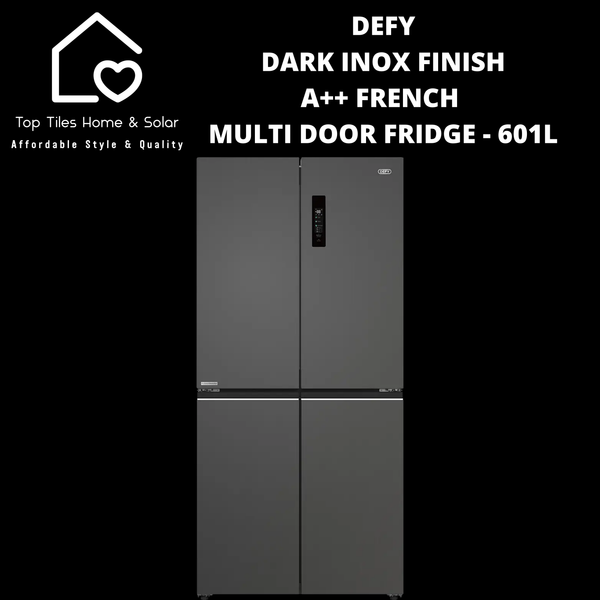 Defy Dark Inox Finish A++ French Multi Door Fridge - 601L