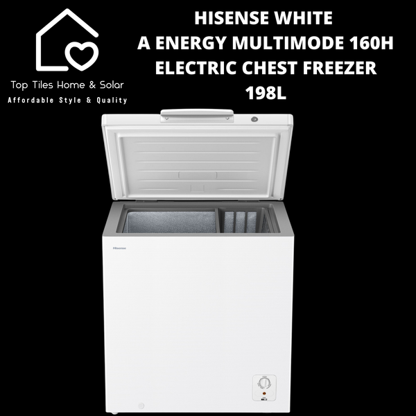 Hisense White A Energy Multimode 160H Electric Chest Freezer - 198L