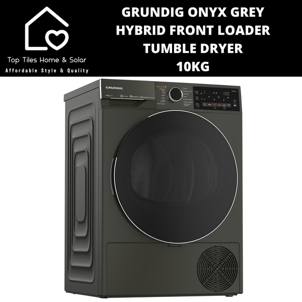 Grundig Onyx Grey Hybrid Front Loader Tumble Dryer - 10kg