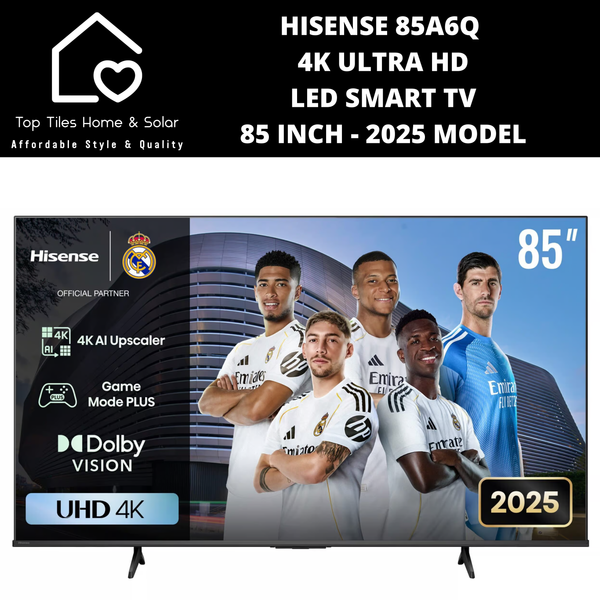 Hisense 85A6Q 4K UHD LED Smart TV - 85 Inch 2025 MODEL