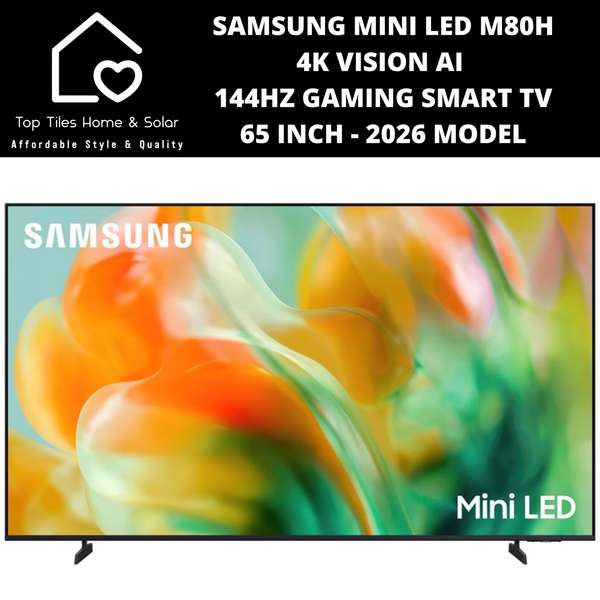 Samsung Mini LED M80H 4K Vision AI 144Hz Gaming Smart TV - 65 Inch 2026 MODEL