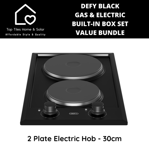 Defy Black Gas & Electric Built-in Box Set - Value Bundle