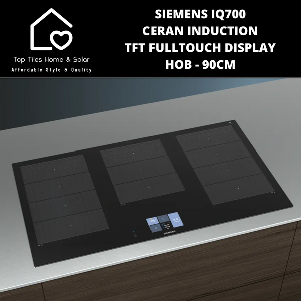 Siemens iQ700 - Ceran Induction TFT FullTouch Display Hob - 90cm