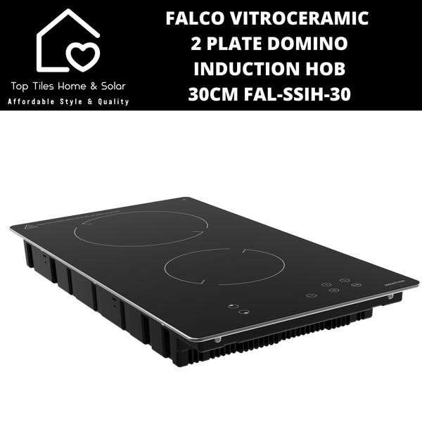 Falco Vitroceramic 2 Plate Domino Induction Hob - 30cm FAL-SSIH-30