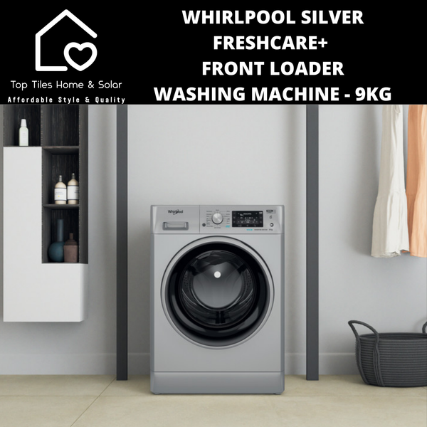 Whirlpool Silver FreshCare+ Front Loader Washing Machine - 9kg