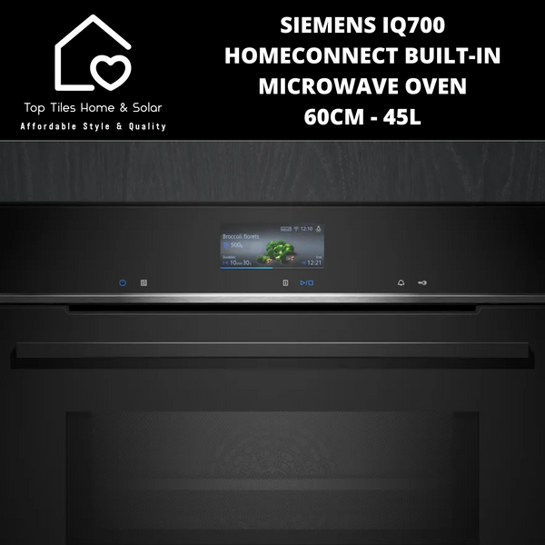Siemens iQ700 - HomeConnect Built-in Microwave Oven - 60cm - 45L