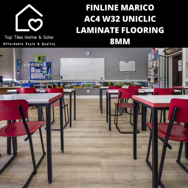 FINline Marico AC4 W32 UniClic Laminate Flooring - 8mm