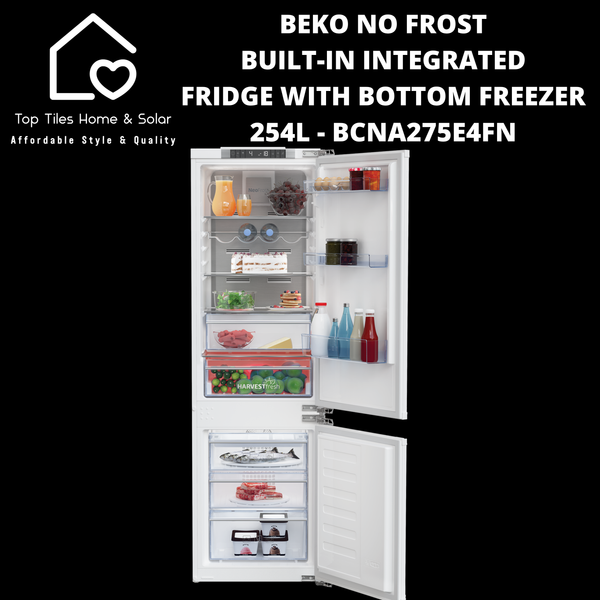 Beko No Frost Built-in Integrated Fridge Freezer - 254L BCNA275E4FN