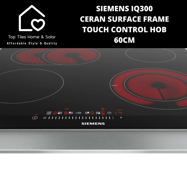 Siemens iQ300 - Ceran Surface Frame Touch Control Hob - 60cm