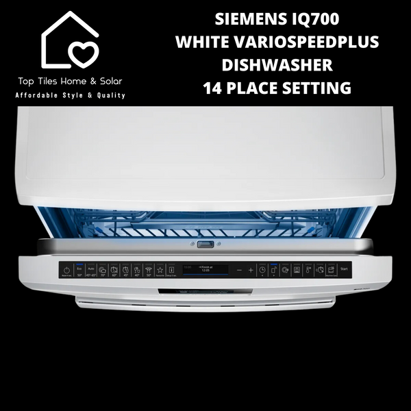 Siemens iQ700 - White VarioSpeedPlus Dishwasher - 14 Place Setting
