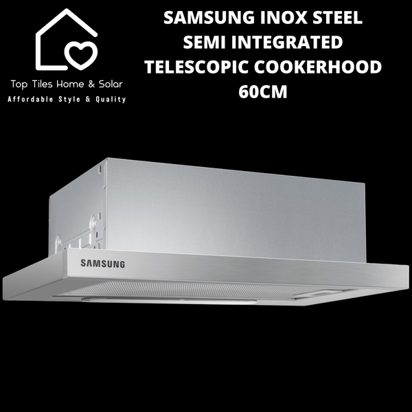 Samsung Inox Steel Semi Integrated Telescopic Cookerhood - 60cm