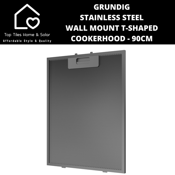 Grundig Stainless Steel Wall Mount T Cookerhood - 90cm