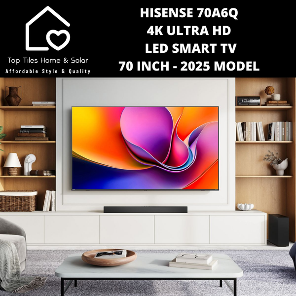 Hisense 70A6Q 4K UHD LED Smart TV - 70 Inch 2025 MODEL