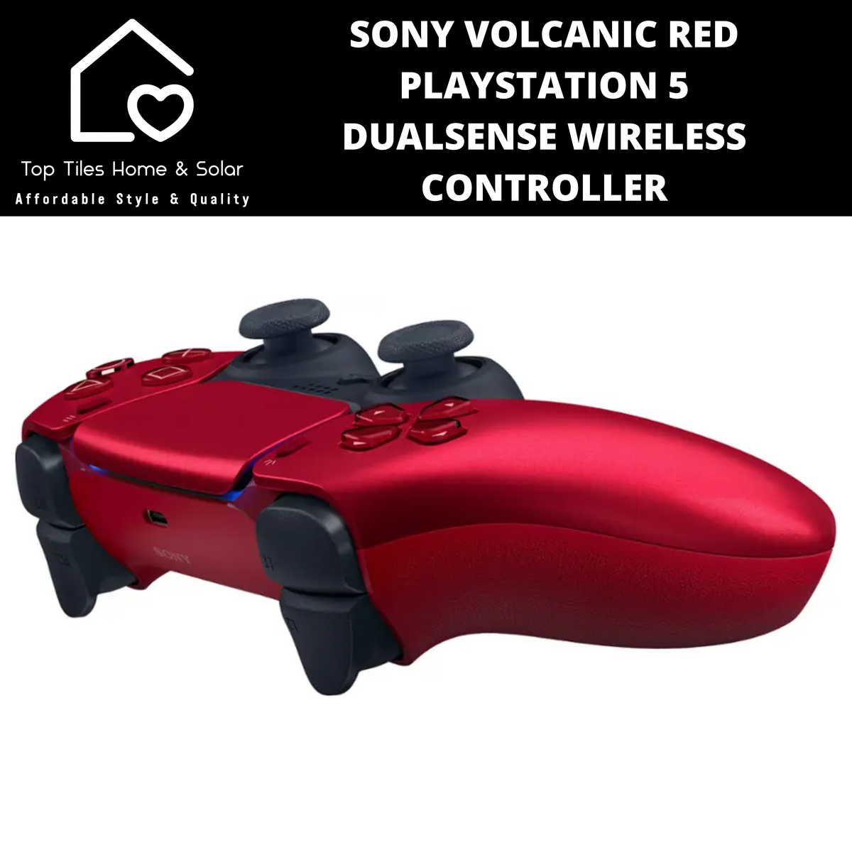 Sony Volcanic Red PlayStation 5 DualSense Wireless Controller – Top ...