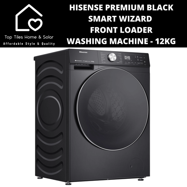 Hisense Premium Black Smart Front Loader Washing Machine - 12kg