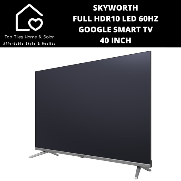 Skyworth Full HDR10 LED 60Hz Google Smart TV - 40 Inch