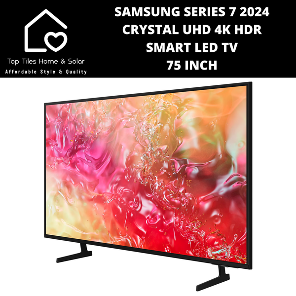 Samsung Series 7 2024 - Crystal UHD 4K HDR Smart LED TV - 75 Inch