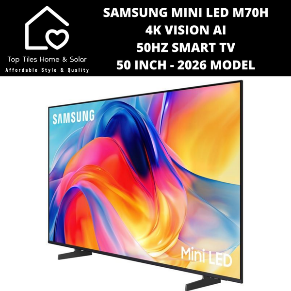 Samsung Mini LED M70H 4K Vision AI 50Hz Smart TV - 50 Inch 2026 MODEL