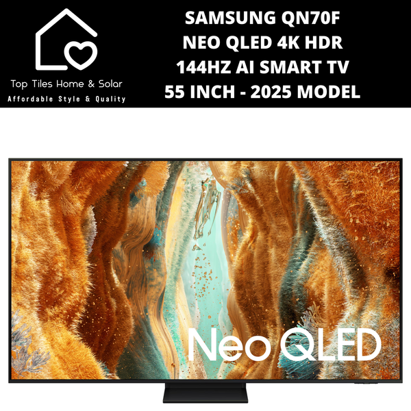 Samsung QN70F Neo QLED 4k HDR 144Hz Ai Smart TV - 55 Inch