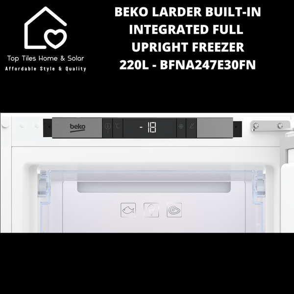 Beko Larder Built-in Integrated Full Upright Freezer - 220L BFNA247E30FN