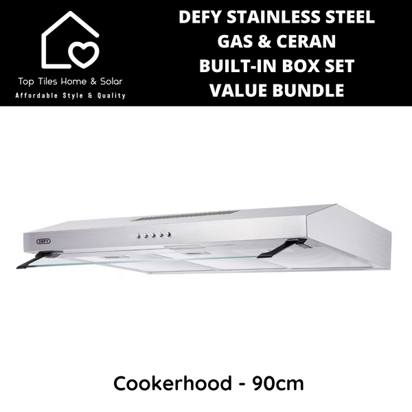 Defy Stainless Steel Gas & Ceran Built-in Box Set - Value Bundle