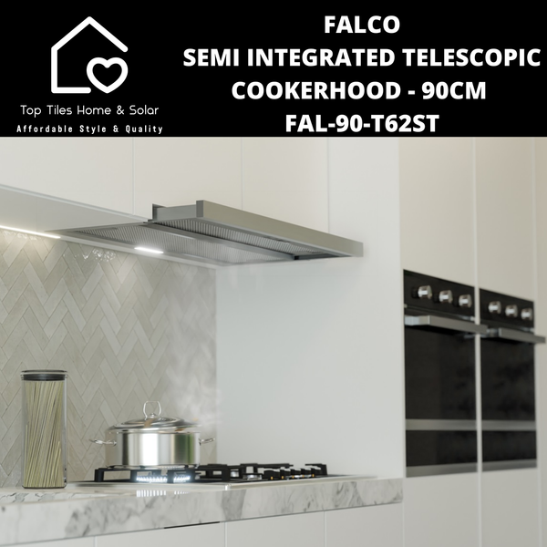 Falco Semi Integrated Telescopic Cookerhood - 90cm FAL-90-T62ST