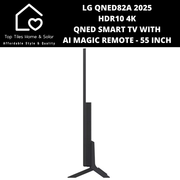 LG QNED82A 2025 HDR10 4K QNED Smart TV with AI Magic Remote - 55 Inch