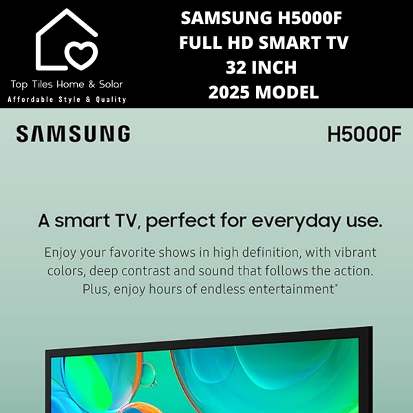 Samsung H5000F Full HD Smart TV - 32 Inch 2025 MODEL