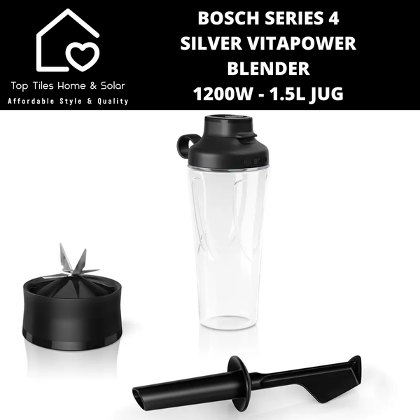 Bosch Series 4 - Silver VitaPower Blender 1200W - 1.5L Jug