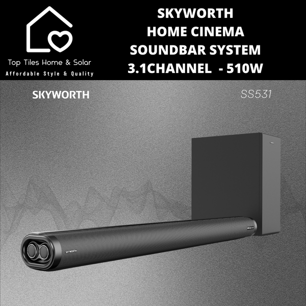 Skyworth Home Cinema Soundbar System 3.1Channel  - 510W