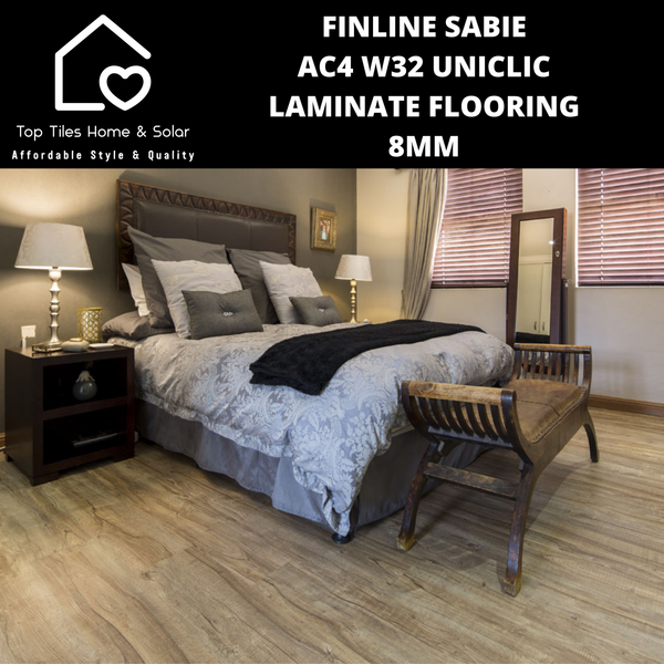 FINline Sabie AC4 W32 UniClic Laminate Flooring - 8mm