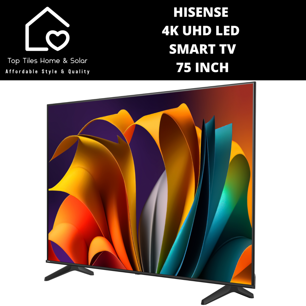 Hisense 4K UHD LED Smart TV - 75 Inch – Top Tiles Home & Solar