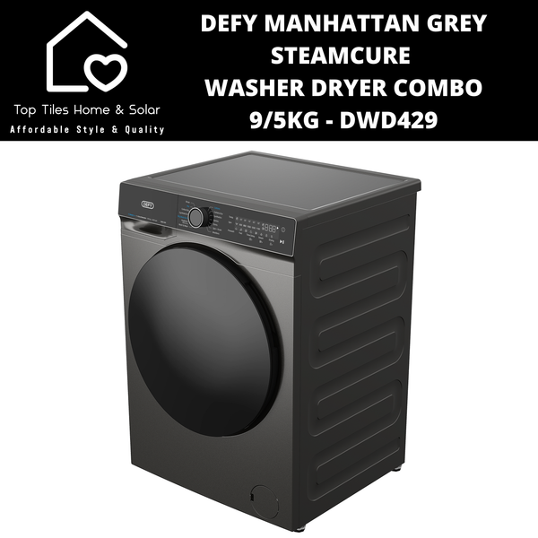 Defy Manhattan Grey SteamCure Washer Dryer Combo - 9/5kg DWD429