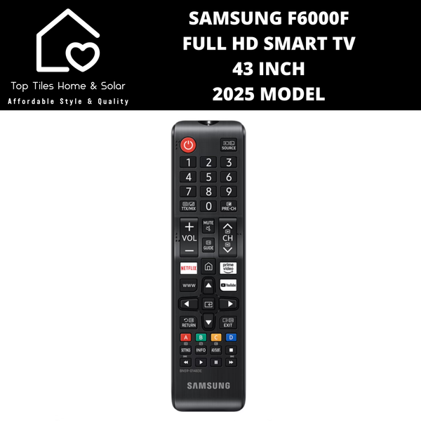 Samsung F6000F Full HD Smart TV - 43 Inch 2025 MODEL