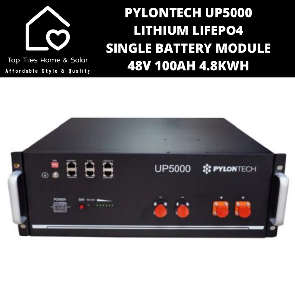 Pylontech UP5000 Lithium LiFePo4 Single Solar Battery Module - 48V 100Ah 4.8kWh
