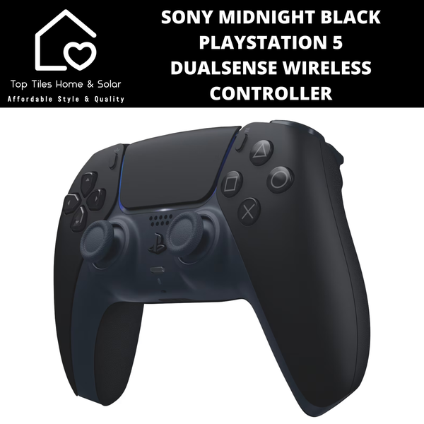 Sony Midnight Black PlayStation 5 DualSense Wireless Controller