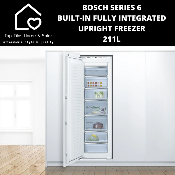 Bosch Series 6 - Built-in Fully Integrated Upright Freezer - 211L